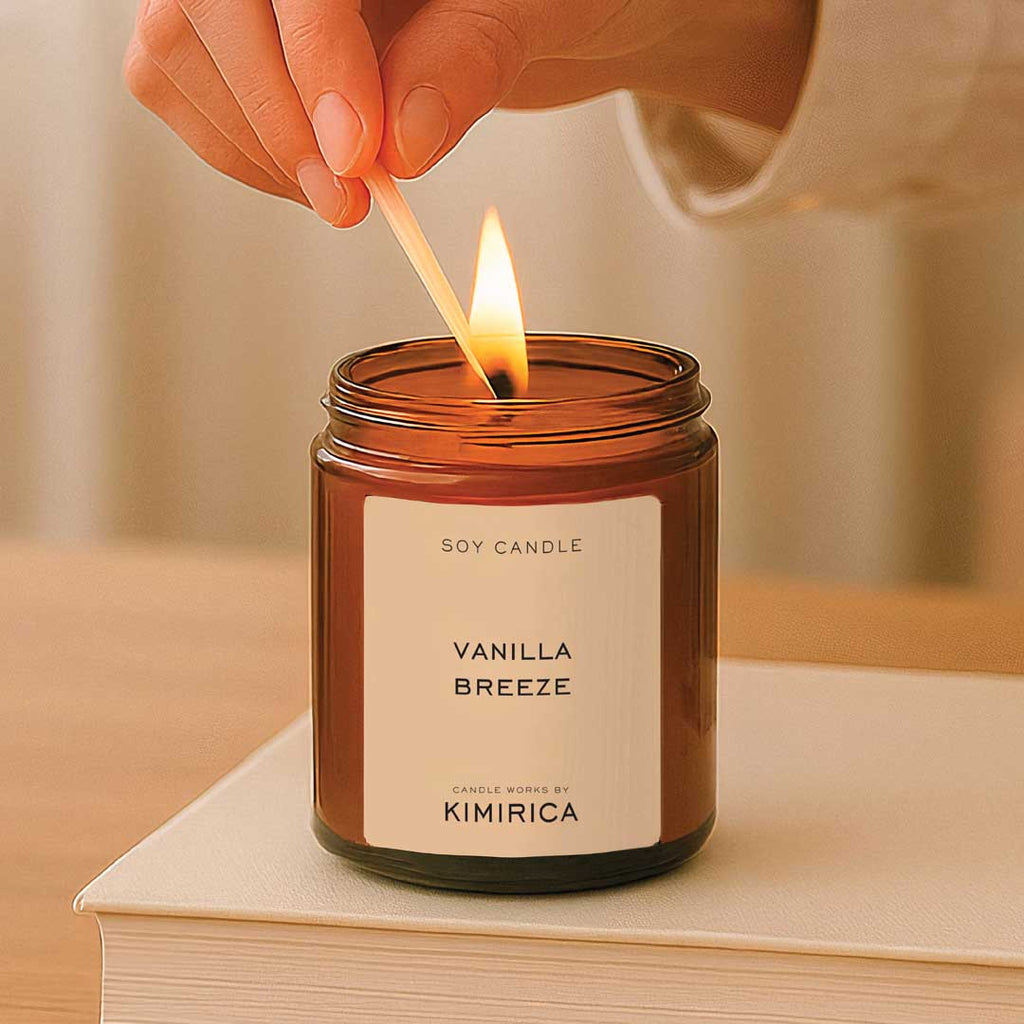 Vanilla Breeze Scented Candle 80g