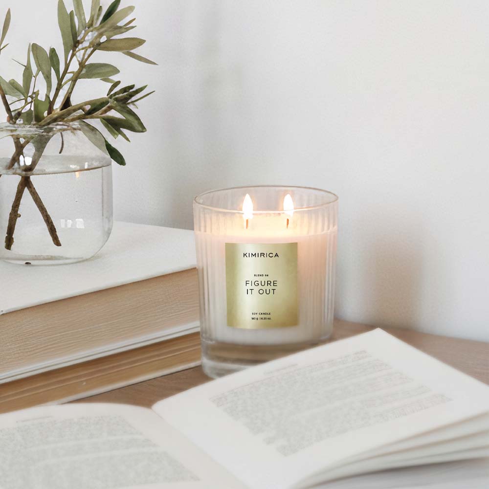 Figure It Out Scented Soy Candle
