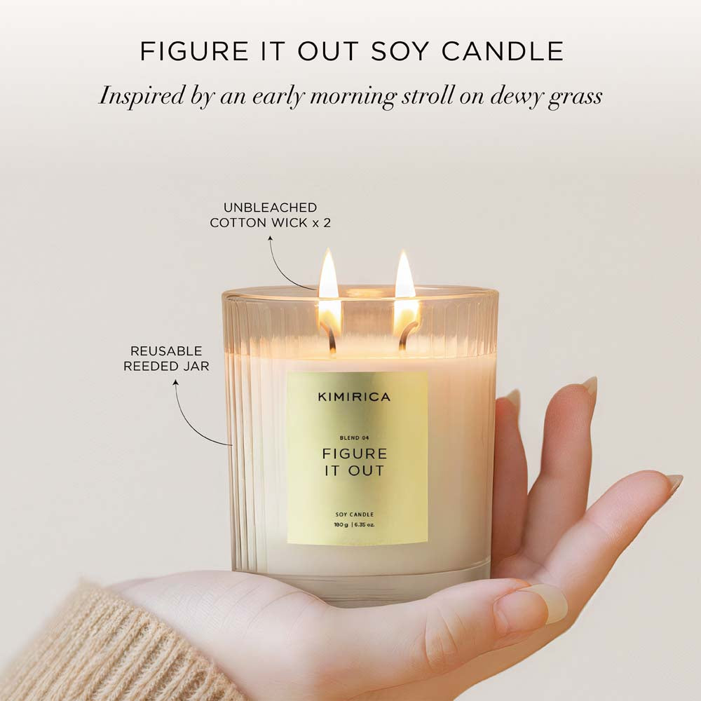Figure It Out Scented Soy Candle