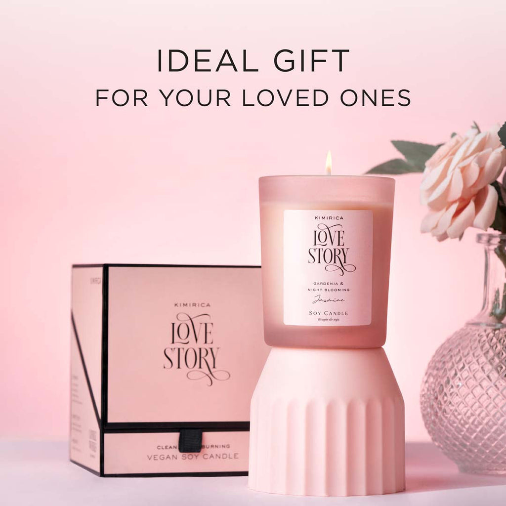 Love Story Scented Soy Candle 210gm