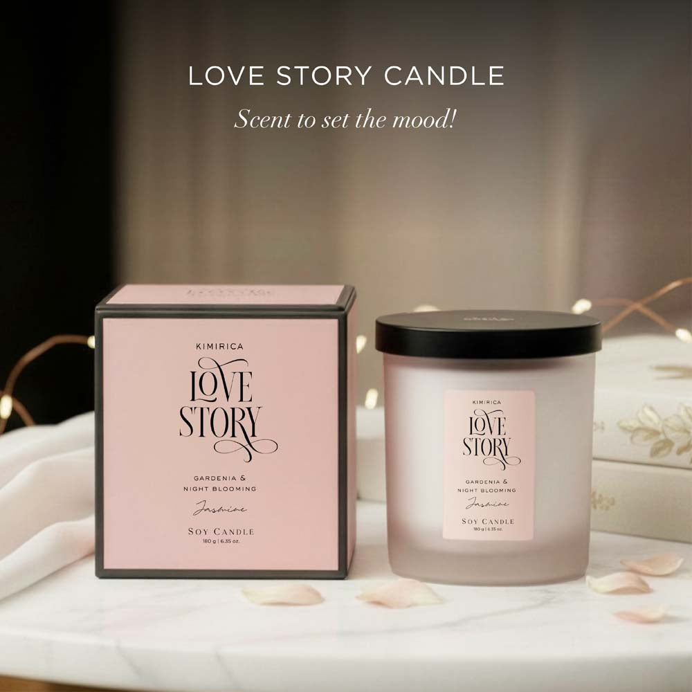 Love Story Scented Soy Candle