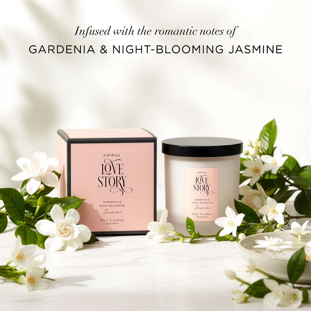 Love Story Scented Soy Candle