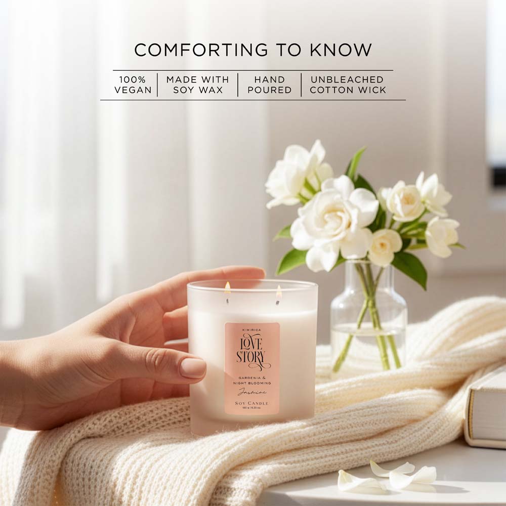 Love Story Scented Soy Candle